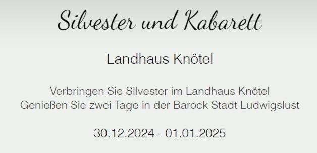 Landhaus Knoetel Ludwigslust Oda fotoğraf